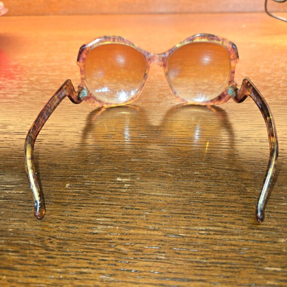 Diane von Furstenberg Sparta Vintage Sunglasses 1970s Oversized Tortoise Shell - Picture 3 of 9